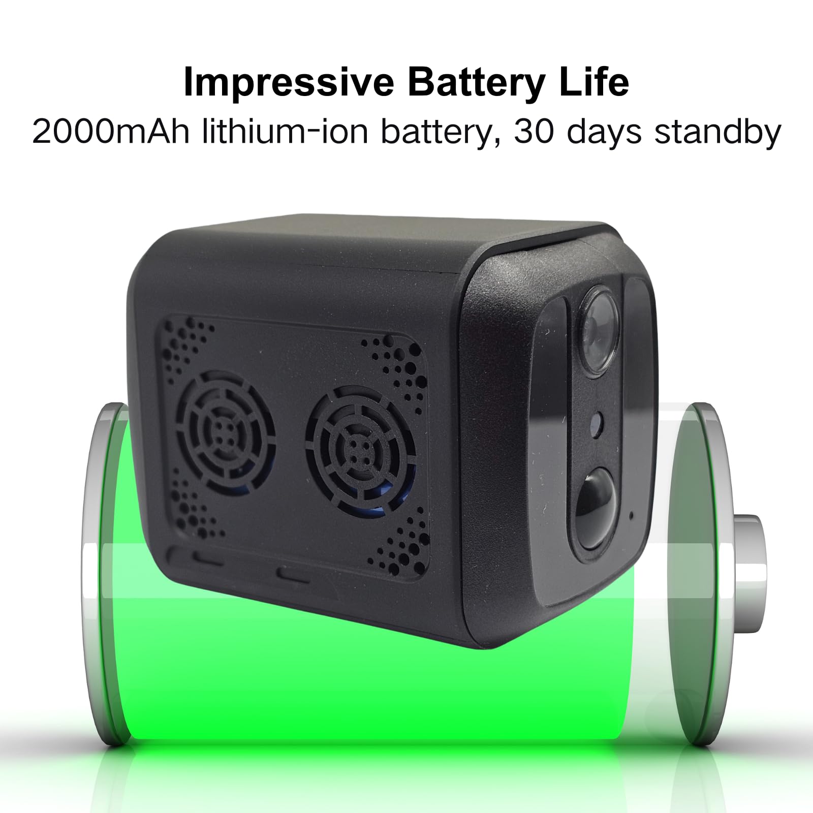 WOLF SHIELD HD WiFi Kamera Wewnętrzna, 30 Dni Czasu Oczekiwania, Mini Kamera WiFi, Kamera Wewnętrzna Do Bezpieczeństwa Domu, Noktowizor, Alerty Aktywowane Ruchem