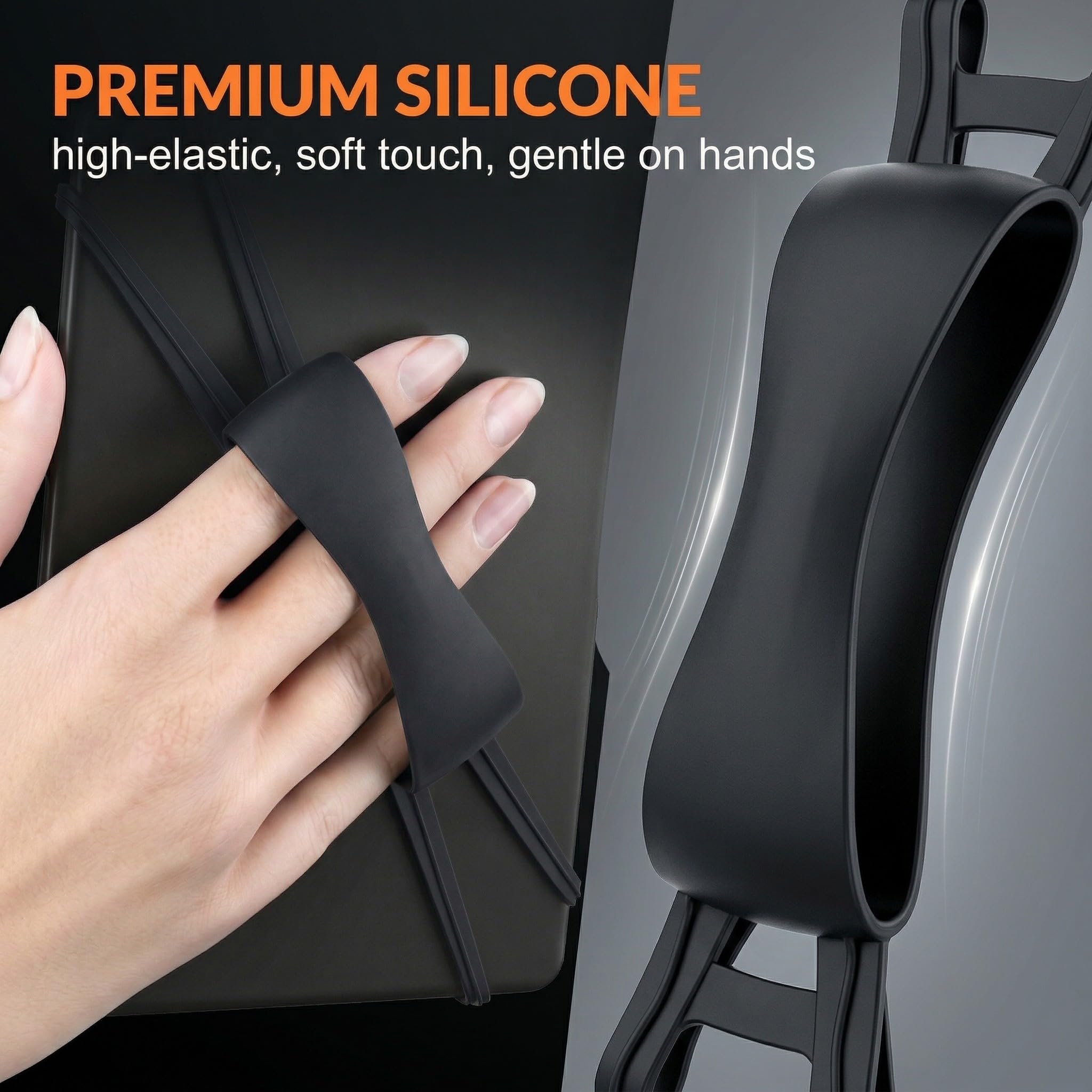 Supporto Antiscivolo Universale per Lettura a Letto in Silicone per 6-8" Kindle eReaders Fire Tablet, Verde