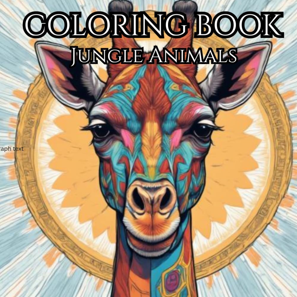 Jungle Animals: Adult Coloring Book for Mind Clarity: Relax, Unwind, and Enjoy the Beauty of Jungle Life