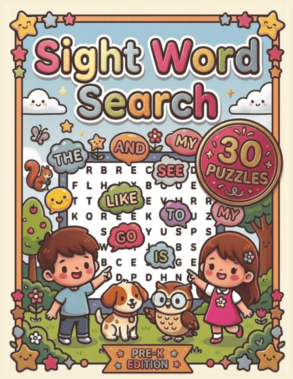 Sight Word Search: Preschool Activity Book for Ages 3-4 (Super Sight Words)
