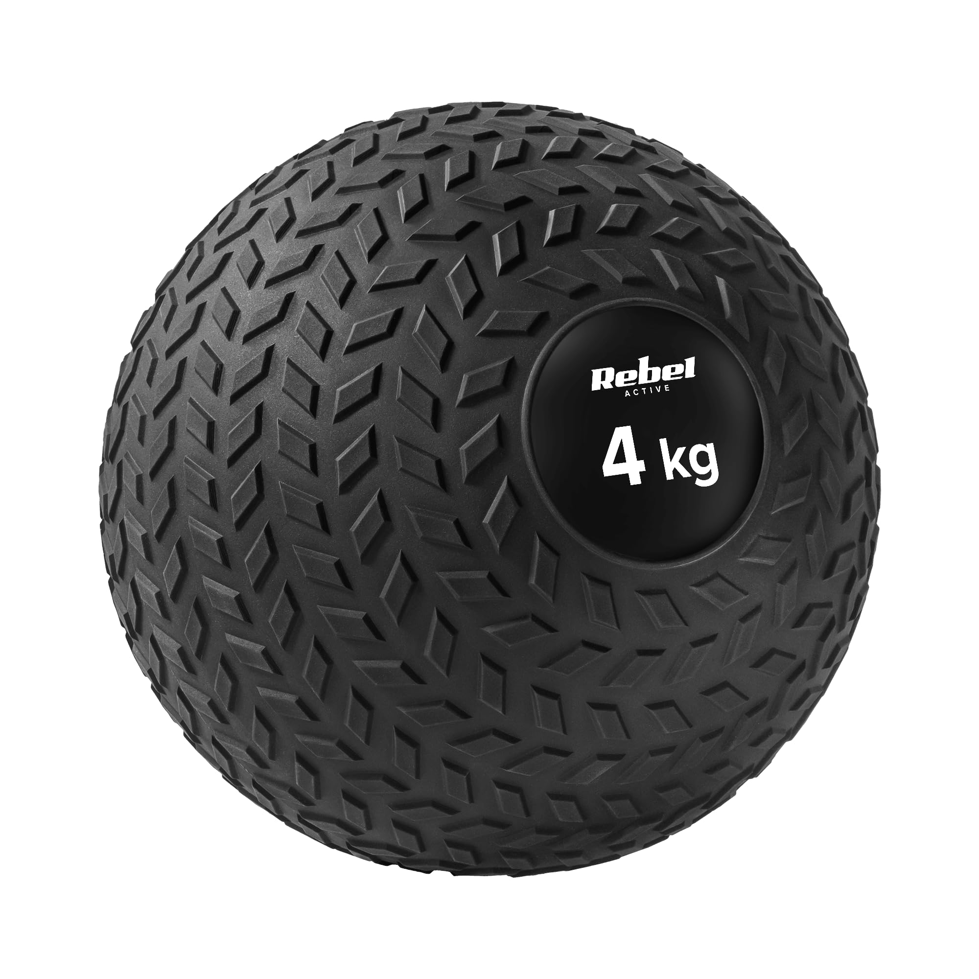 Rebel Mała Piłka Lekarska Do Ćwiczeń Rehabilitacyjna Slam Ball 23cm 4kg RBA-3108-4