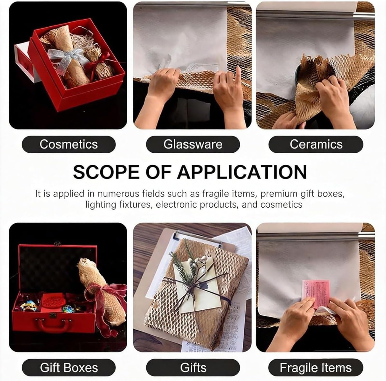 Dispensador eléctrico de rollo de papel de panal con interruptor de pie para un embalaje eficiente, dispensador de papel kraft para embalaje