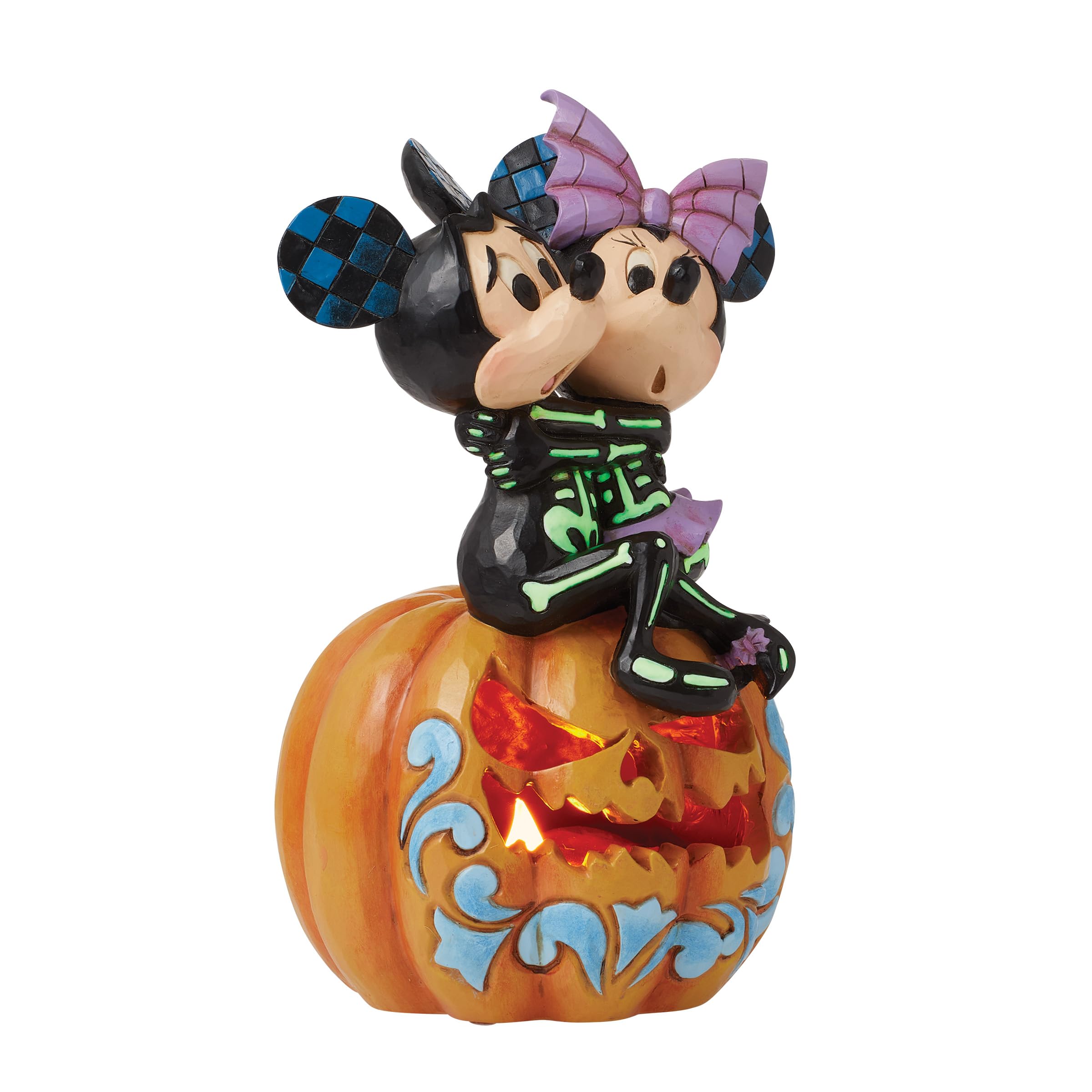 Disney Traditions Figurine LED Mickey et Minnie
