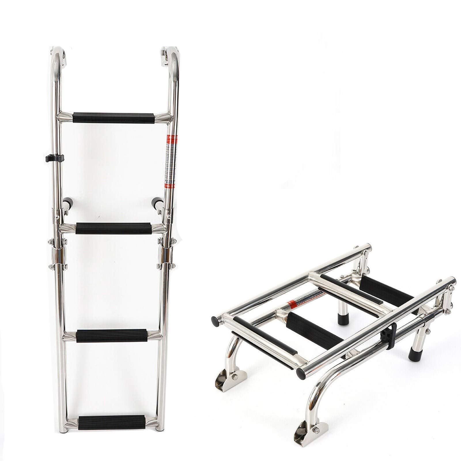 Buy Stainless Ladder Telescoping Boat Ladder with NonSlip Step