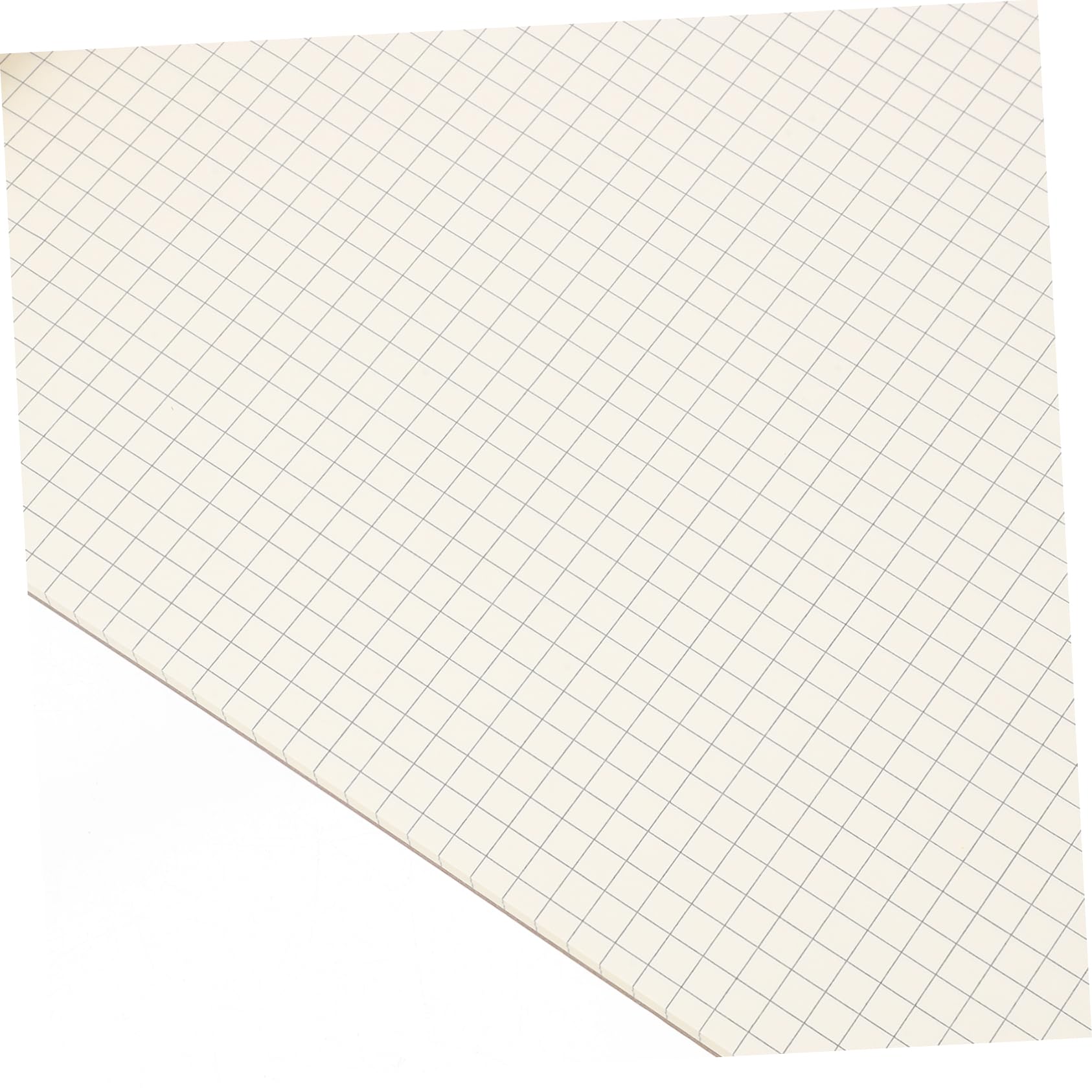 Sewroro Bloc de Papier Quadrillé Mathématique Noir, Feuilles Millimétrées pour Dessin
