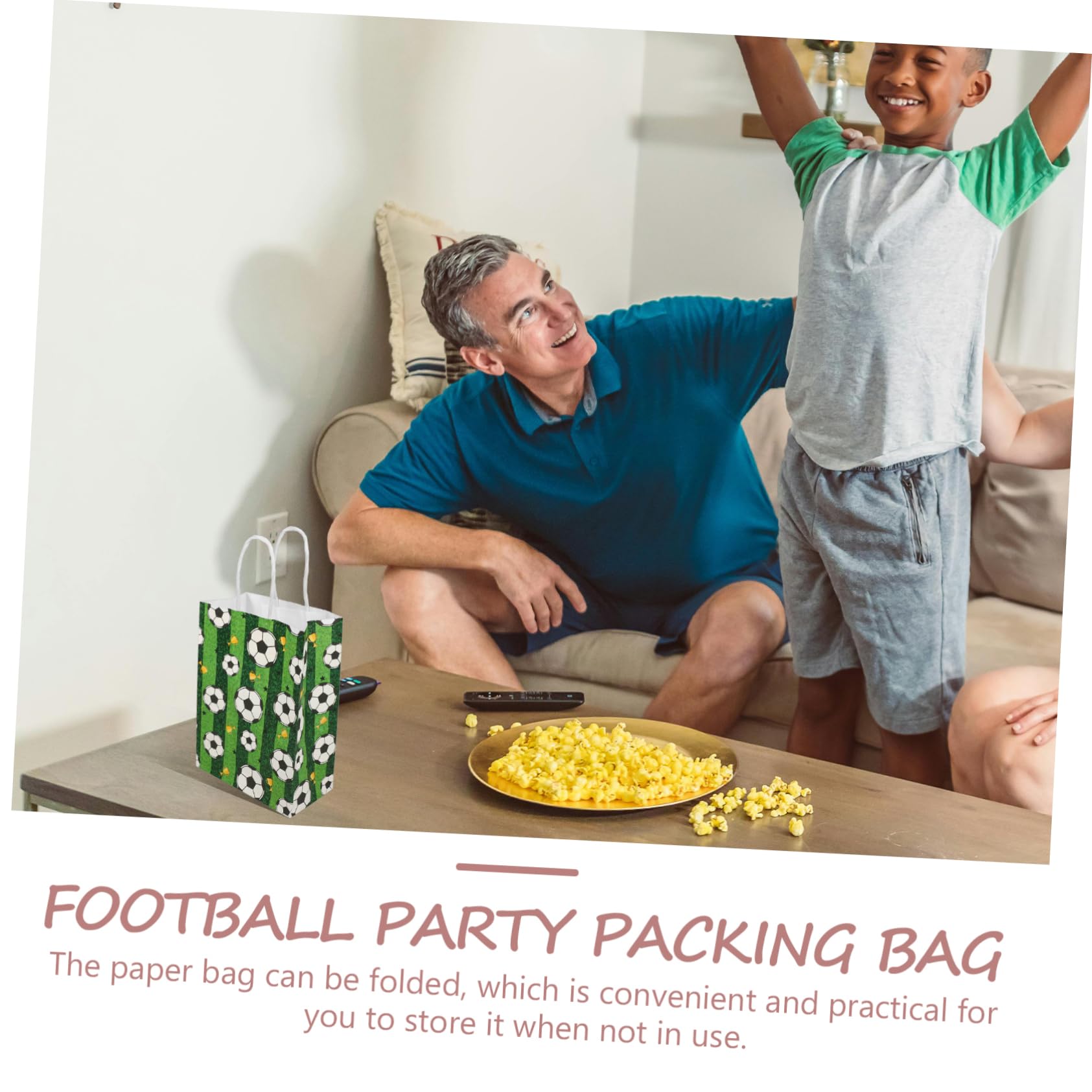 SHINEOFI 96stücke Fußball Party Geschenktüten Kraftpapier Handliche Geschenkverpackung Für Kindergeburtstage Sportveranstaltungen Und Feiertage Und Leicht Für Und Mitgebsel