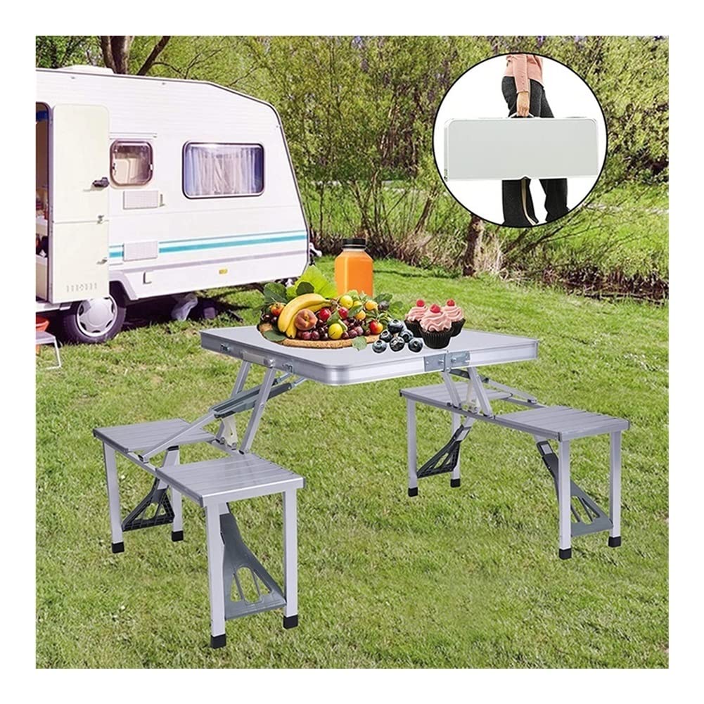 Tavolo Da Campeggio Richiudibile A Valigietta 80 X 60 X 70 Cm | Leroy Merlin - Foto 2