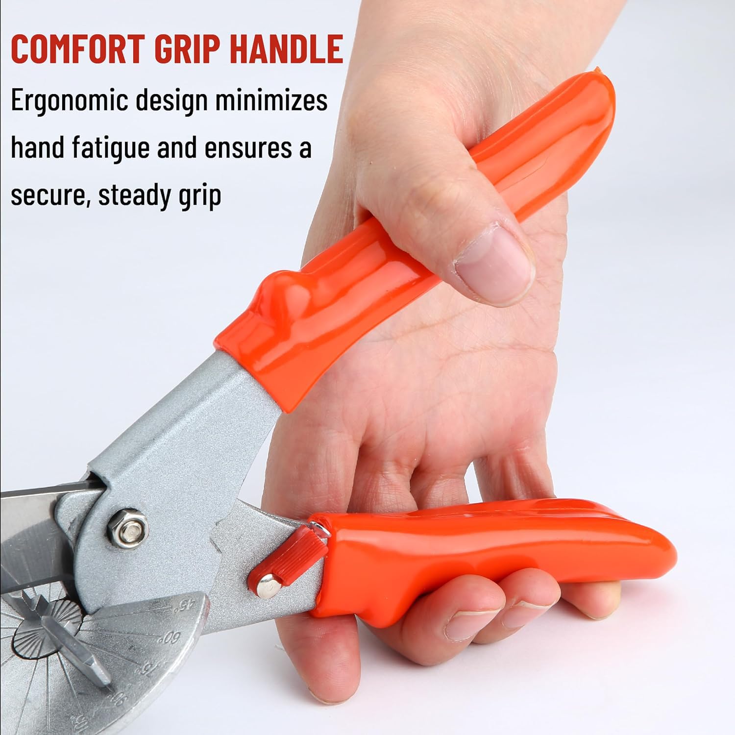 Miter Shears - Precise Angle Cuts for Wood & Plastic -6