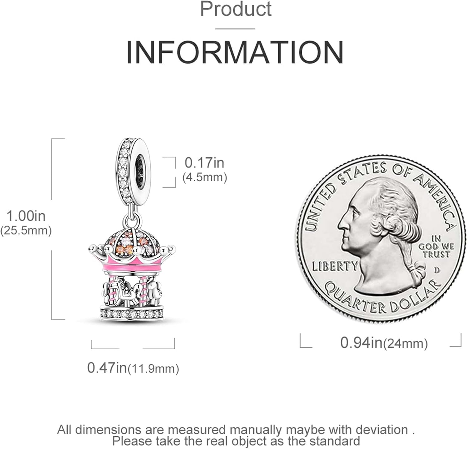 Hapour 925 Sterling Silver Charms for Bracelets Necklaces, Cute Fashion Love Heart Dangle Charm Pendant Beads Gift for Women Her - Image 5