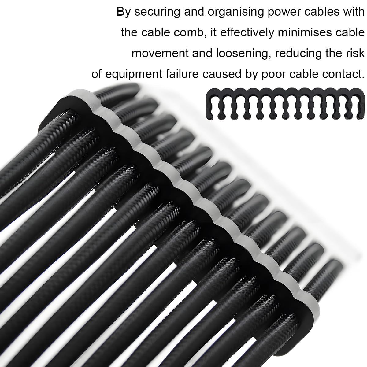 Peine para cables de PC Kit 32 piezas Gestión de cables PSU modular 12+4P 16P 24P 8P 6P 4P