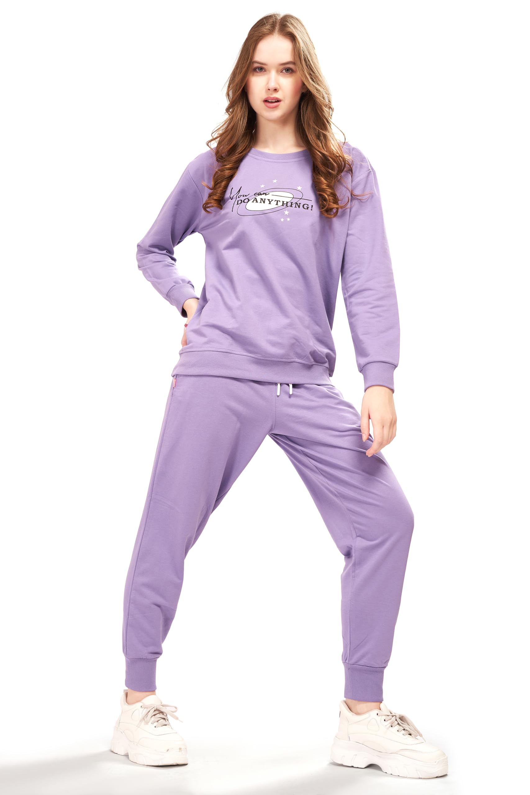 Women's Sweatshirt and Joggers Set Track suit 415-image-6