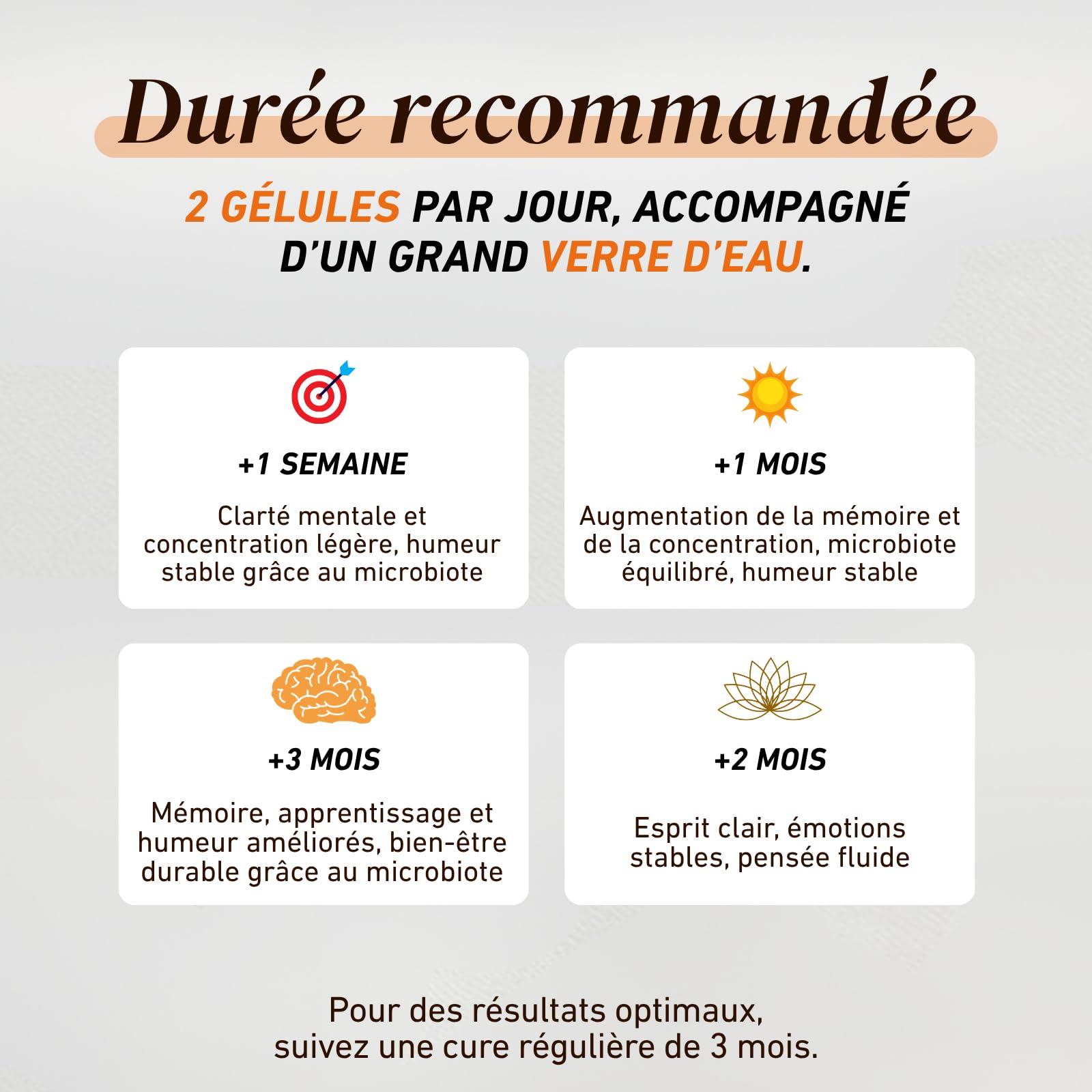 French Mush - Lions Mane Bio 8000 mg - 56 Gélules Vegan pour le Cerveau, Bien-Être, Stabilité Humeur - 1 à 2 Gélules/Jour - Extrait Crinière de Lion Riche en Molécules Bioactives - Fabriqué en France