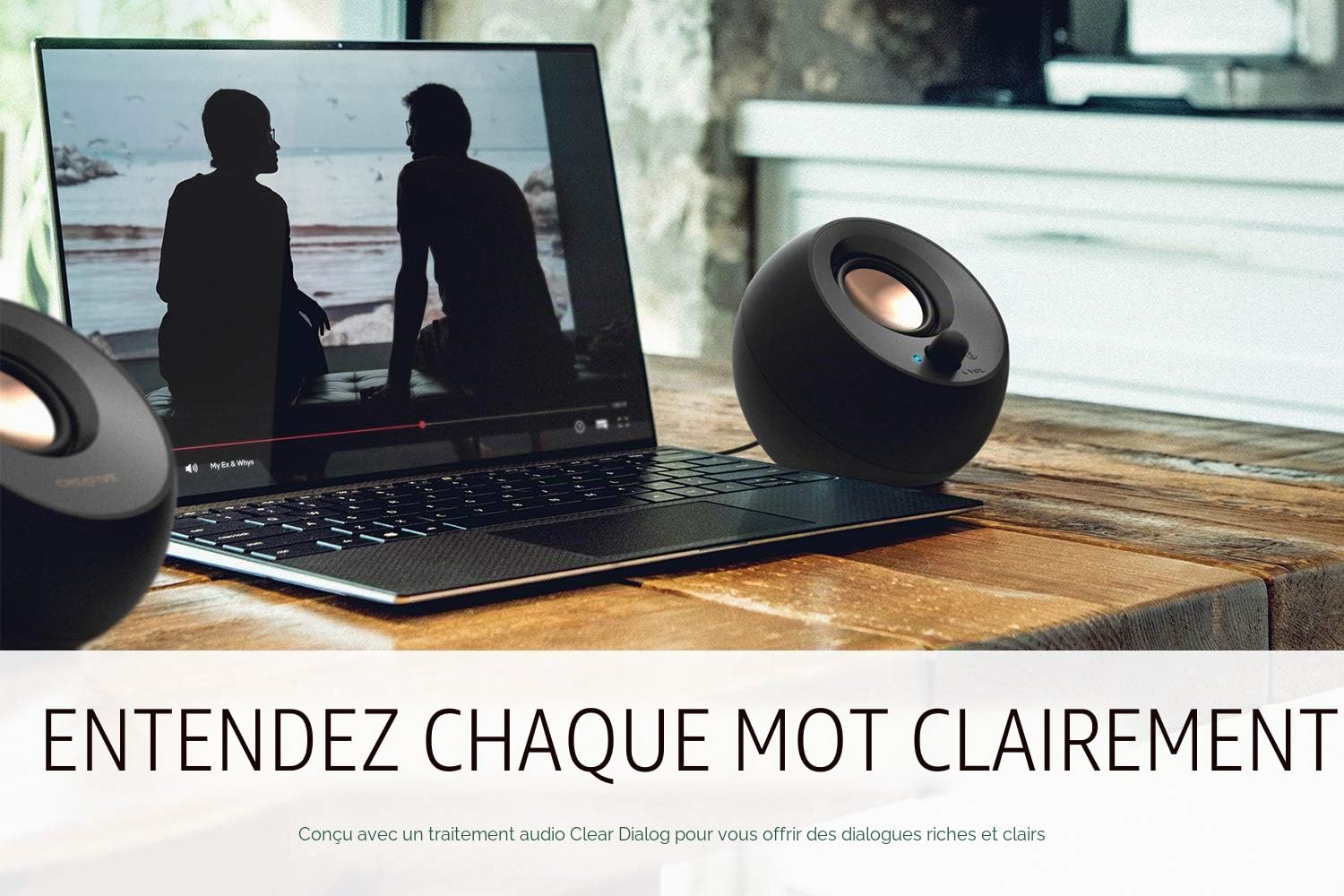 CREATIVE Labs Pebble V3 Noir avec Fil &sans Fil 8 W