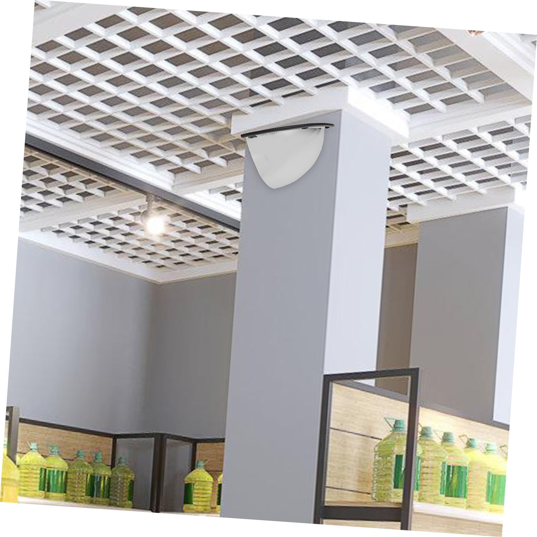 Espejo Convexo de Seguridad Pared 40 Cm Diámetro para Interiores, Amplio Ángulo Visión, Elimina Puntos Ciegos, Espejo Tienda y Esquina para Negocios Industriales