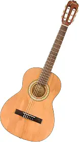 Fender Guitarra acústica de 6 cordas, direita, tamanho 3/4 natural, 3/4 (0971940021)