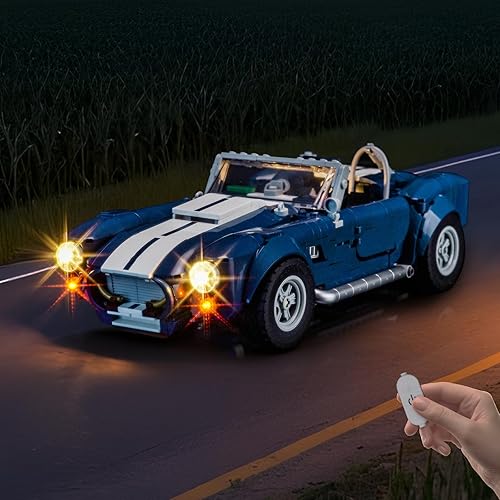 LED Lighting Compatible with Lego Icons Shelby Cobra 427 S/C