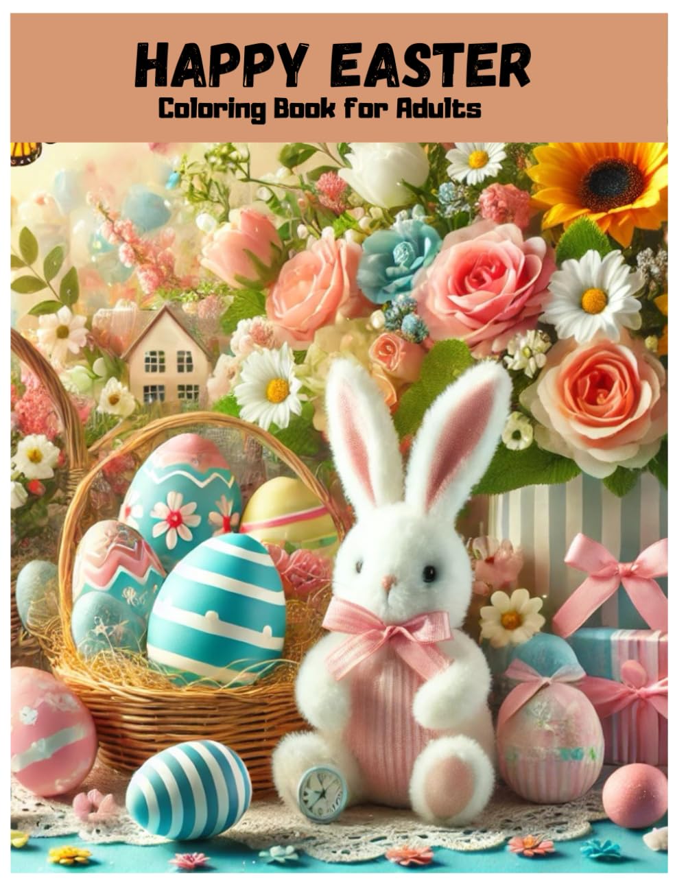 Happy Easter Coloring Book for Adults.: Fun and Relaxing Easter Designs for Adults.