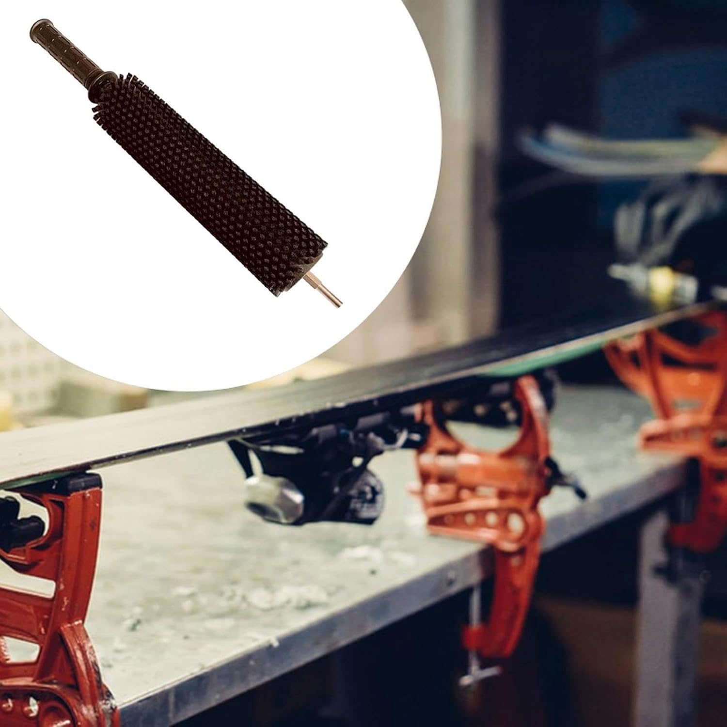 スキーワックス　ブラシ&ハンドル Amazon | RaceWax 150mmワイドロトブラシスキーワックスキット