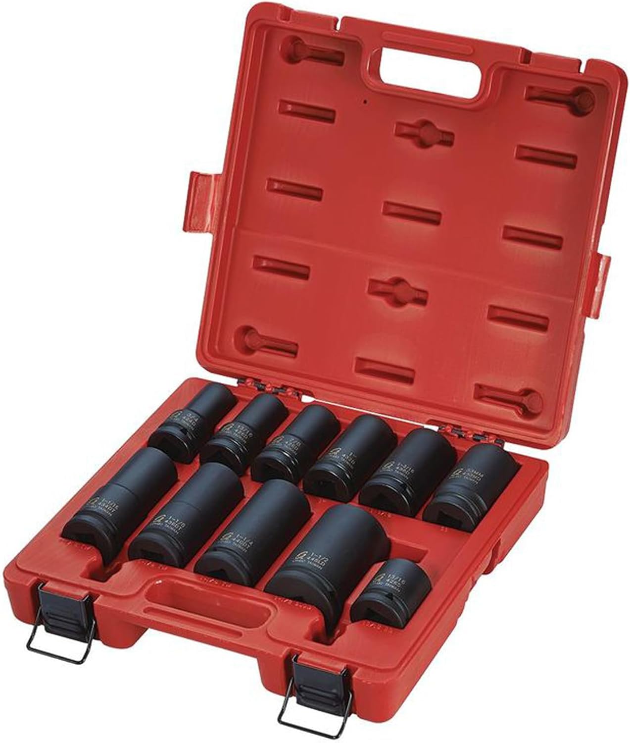 Sunex 4632 3/4-Inch Drive Wheel Service Impact Socket Set, 11-Piece