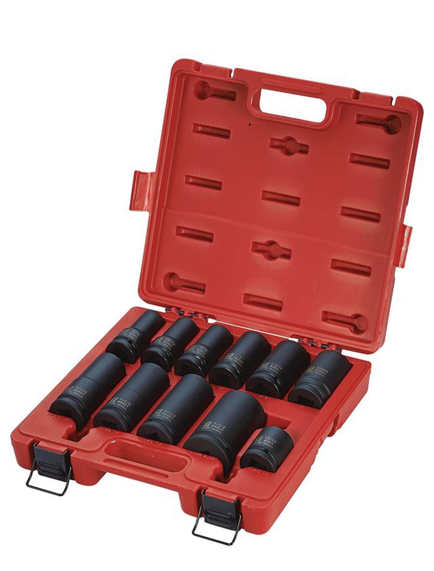 Sunex 4632 3/4-Inch Drive Wheel Service Impact Socket Set, 11