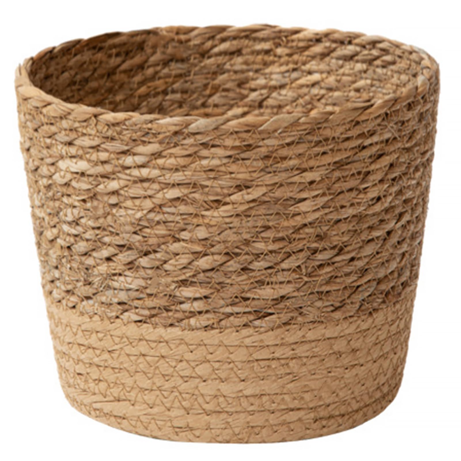 BYYLECL Woven Planter Basket, Natural Seagrass Basket, 3 Sizes Natural Seagrass Woven Plant Pots Flower Pots Baskets for Indoor Plant Decorative Garden Planter Large Size