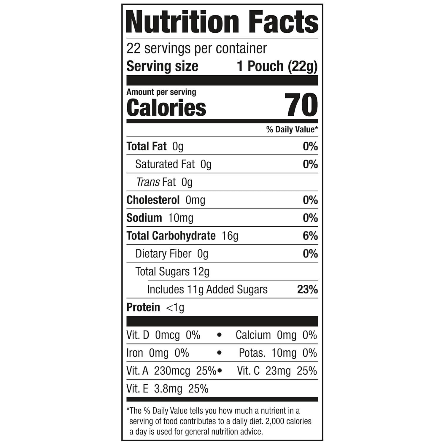 Funables Mixed Berry Fruit Snacks, Gluten Free, 0.8 oz, 22 Count (Pack of 5) image 2