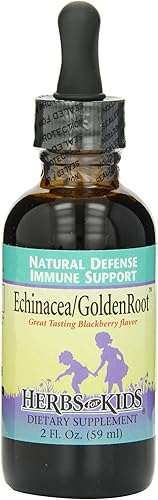 Herbs for Kids Equinácea/raíz de oro (mora, 2oz)