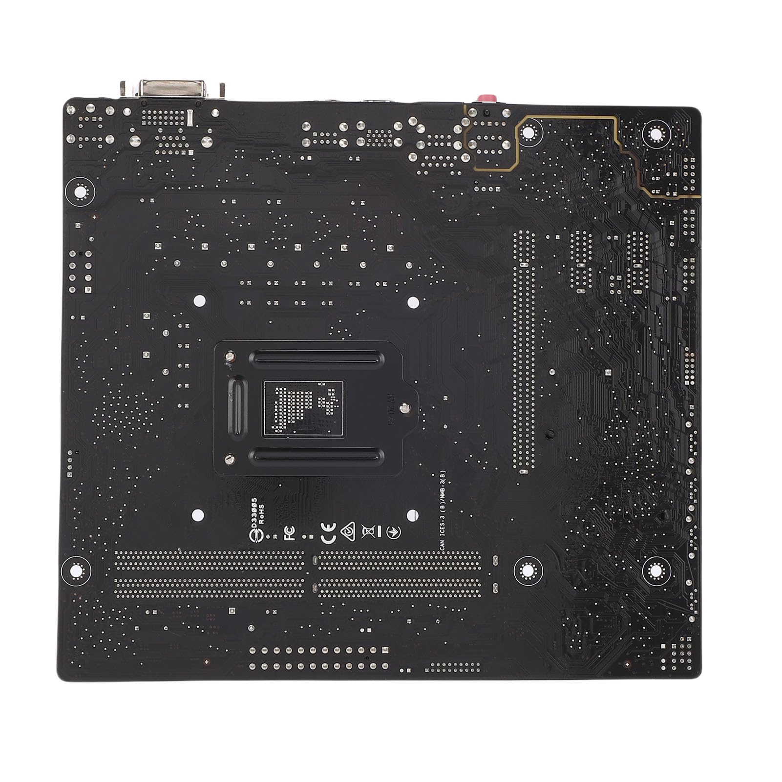 Płyta Główna Komputera Stacjonarnego, dla Procesora CPU 10. Generacji LGA 1200 z 2 Gniazdami DDR4, Maksymalnie 4 Interfejsy o Pojemności 64 GB, do Domowej Rozrywki i Gier