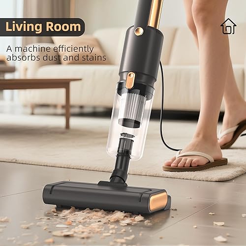 Miniatura 6 de Aspiradora vertical (oro negro)