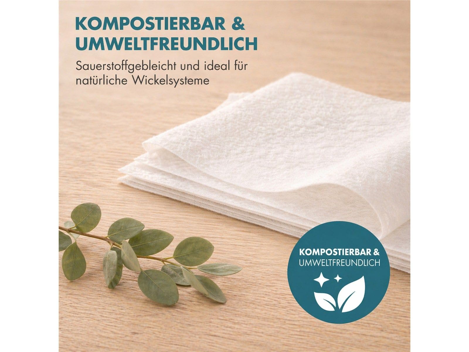 Bio Windelvlies Windel-Einlagen Papiervlies - Zellulosebasis aus nachhaltigem Waldbau