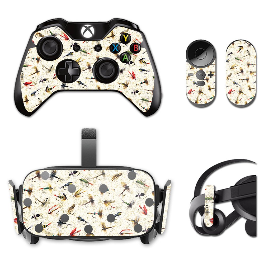 MightySkins Skin Compatible with Oculus Rift CV1 - Fishing Flies, Protective, Durable and Unique Vinyl Stickers, Easy to Apply, Remove and Change, Made in USA-image-47
