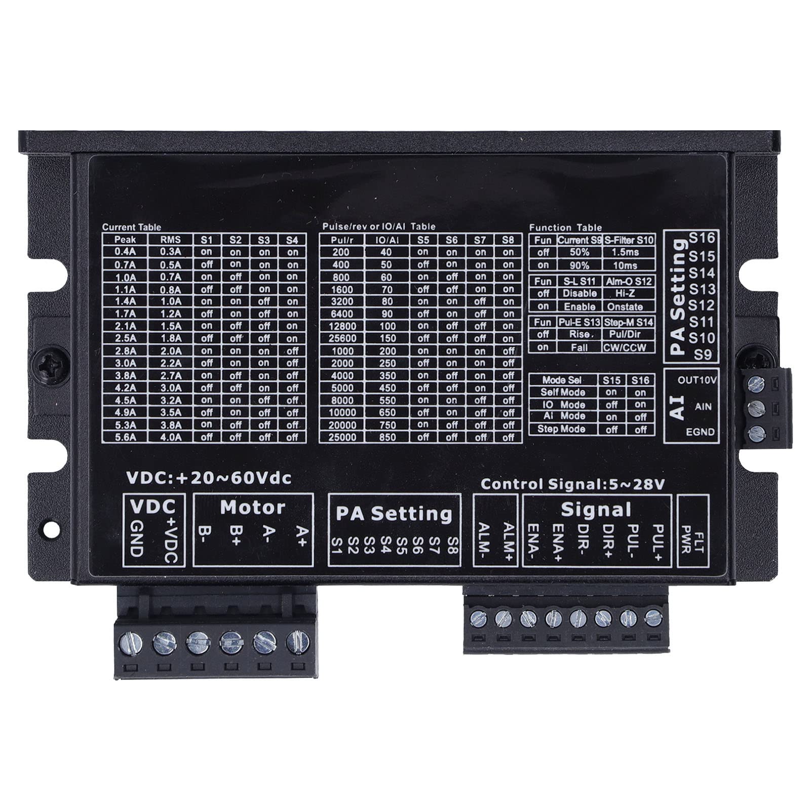Controlador de Motor Paso a Paso, Placa de Bucle Abierto,