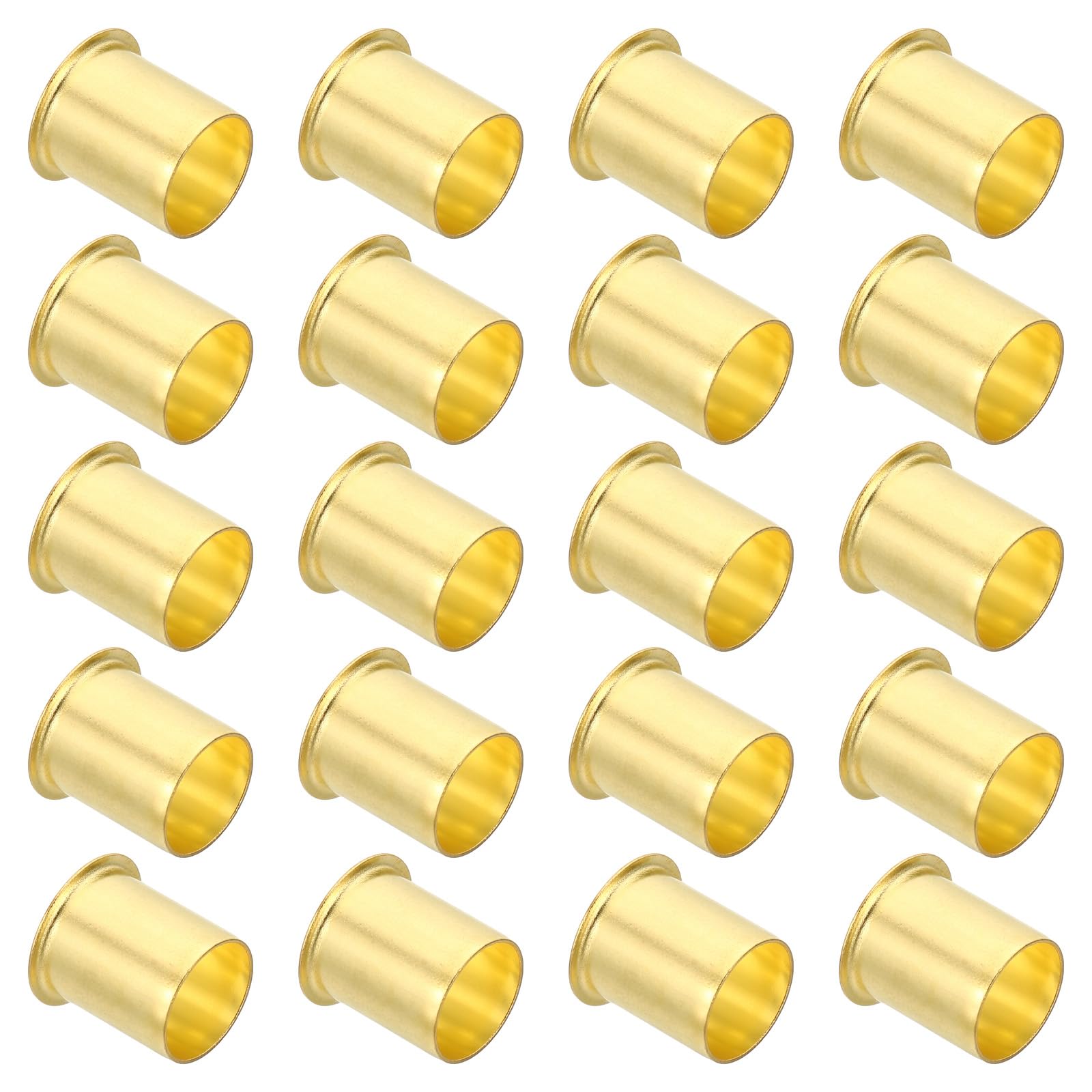 Pipe Connection Accessories 20-Pack Brass Compression Ferrules ...
