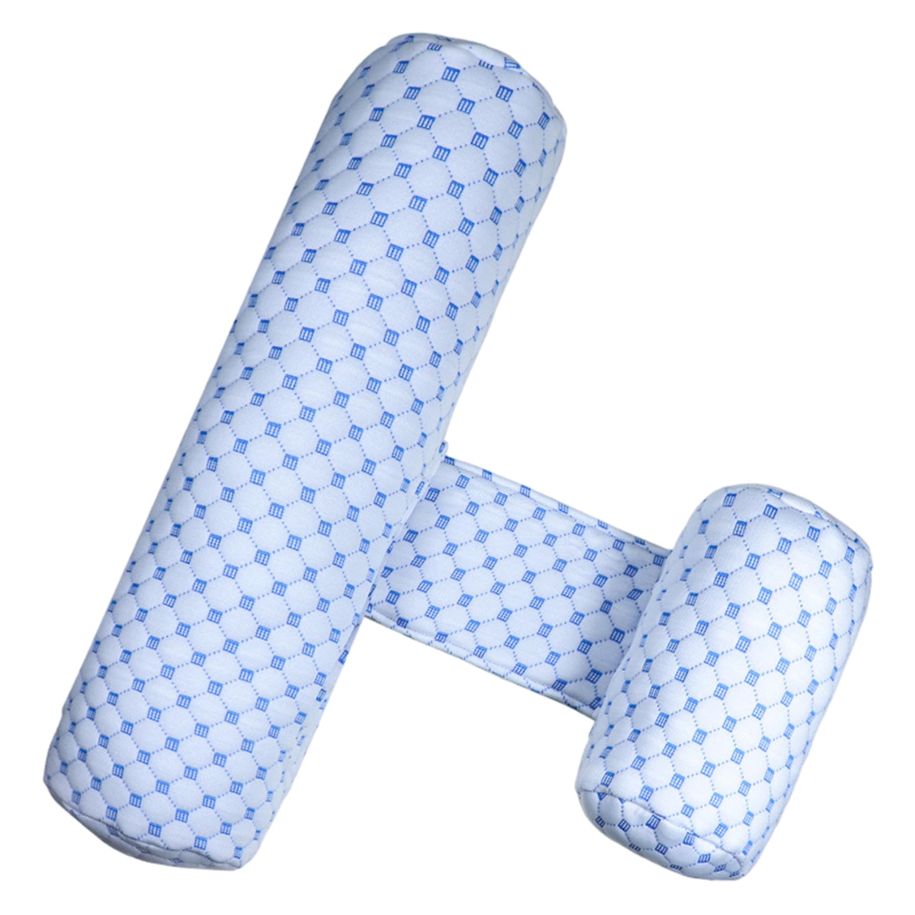 Oreiller Anti-roulis pour bébé, réglable, Respirant, pour Dormir sur Le côté, Amovible, Lavable, Reflux, Bleu