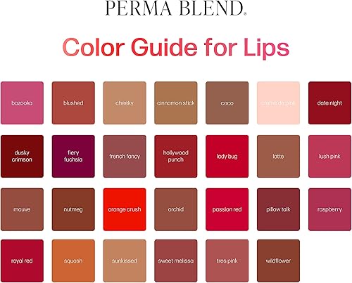 Miniatura 7 de Perma Blend - Rojo pasión - Tinta Microblading para mejorar el color de los labios - Suministros de tatuaje de labios y rubor labial para color