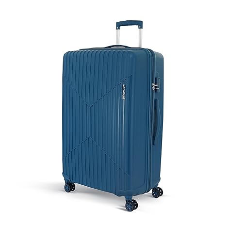 KAMILIANT by American Tourister Medium Savvy 70 Cms Check-in (PP) Hard Sided 8 Wheels Spinner Luggage/Suitcase/Trolley Bag (Deep Ocean) (Double Wheel)