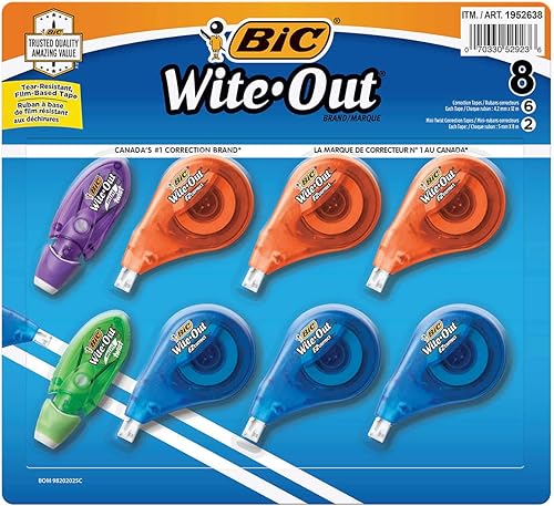 BIC Cinta correctora EZ Correct de Wite-Out Brand (variedad económica)