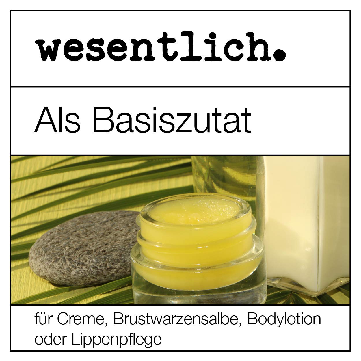 Lanolin Wollfett anhydrat 500g - wasserfrei und kaum Geruch - Wollwachs von wesentlich.