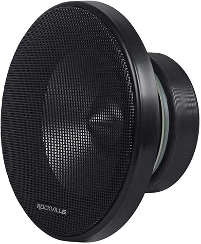 Miniatura 4 de Rockville RVL6KIT - Altavoces componentes para automóvil de 6.5 pulgadas, pico de 800 W/200 W RMS, 4 ohmios, cono de aluminio, tweeters de cúpula de