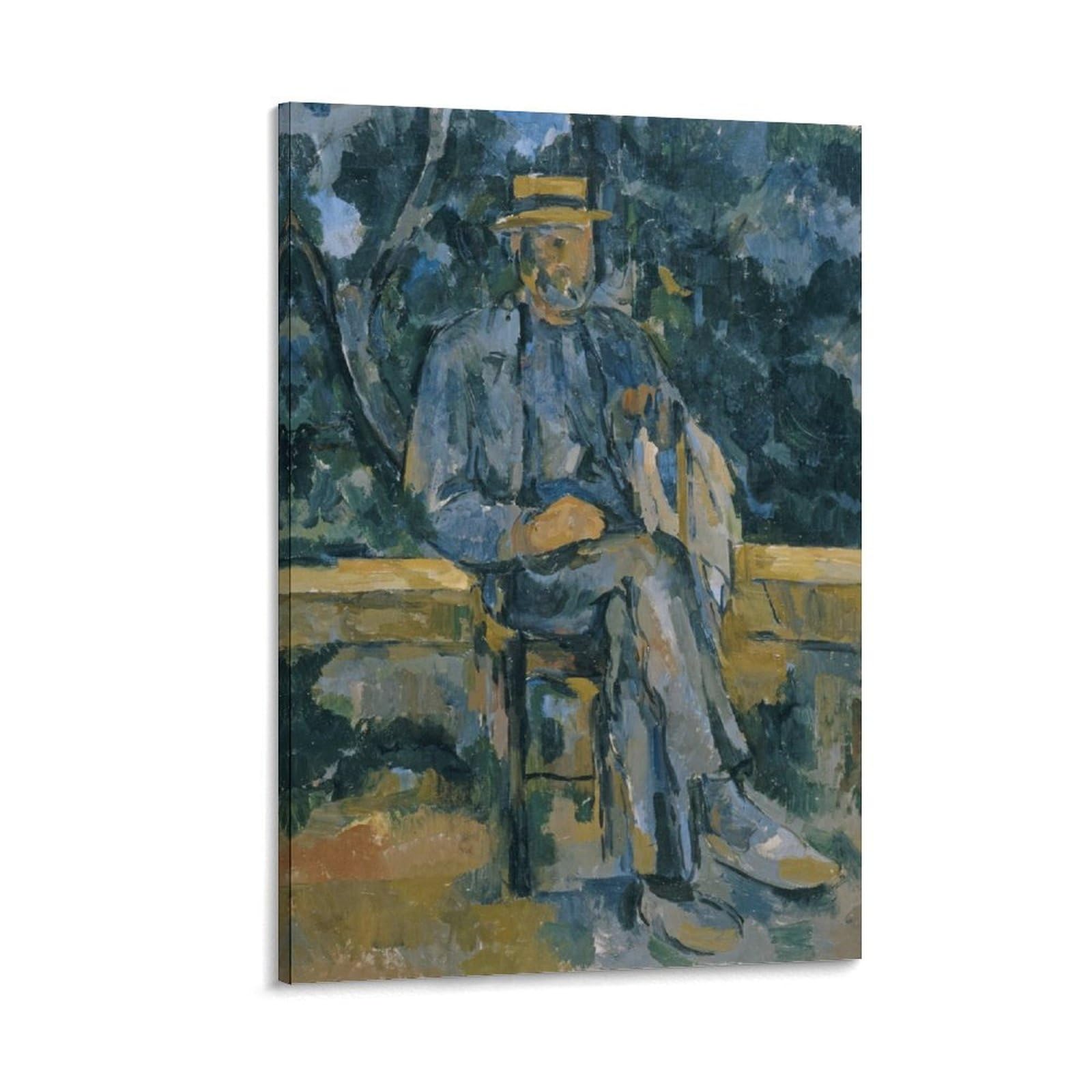 SXDMOUBK Portrait of A Farmer by Paul Cézanne Wall Art Prints Poster Home Decor Hanging Picture Print Bedroom Decorative Painting Room Aesthetic 20x30inch(50x75cm)
