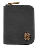 Unisex Zip - Zipper Wallet - Polyester and Cotton Construction - Internal Organization Slot Dark Grey One Size One Size