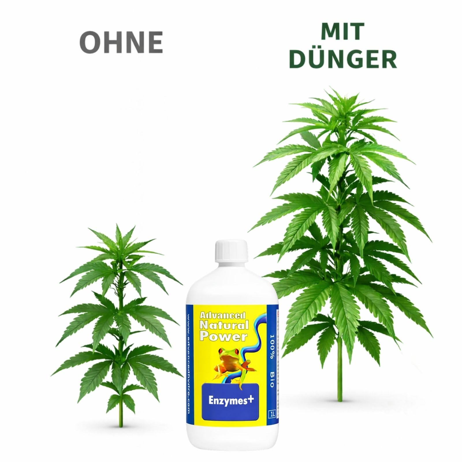 Weedness Advanced Hydroponics Enzyme Plus 1 Liter - Grow Anbau Indoor Dünger Substrat Reiniger Erde Flüssigdünger Organischer Dünger Bio