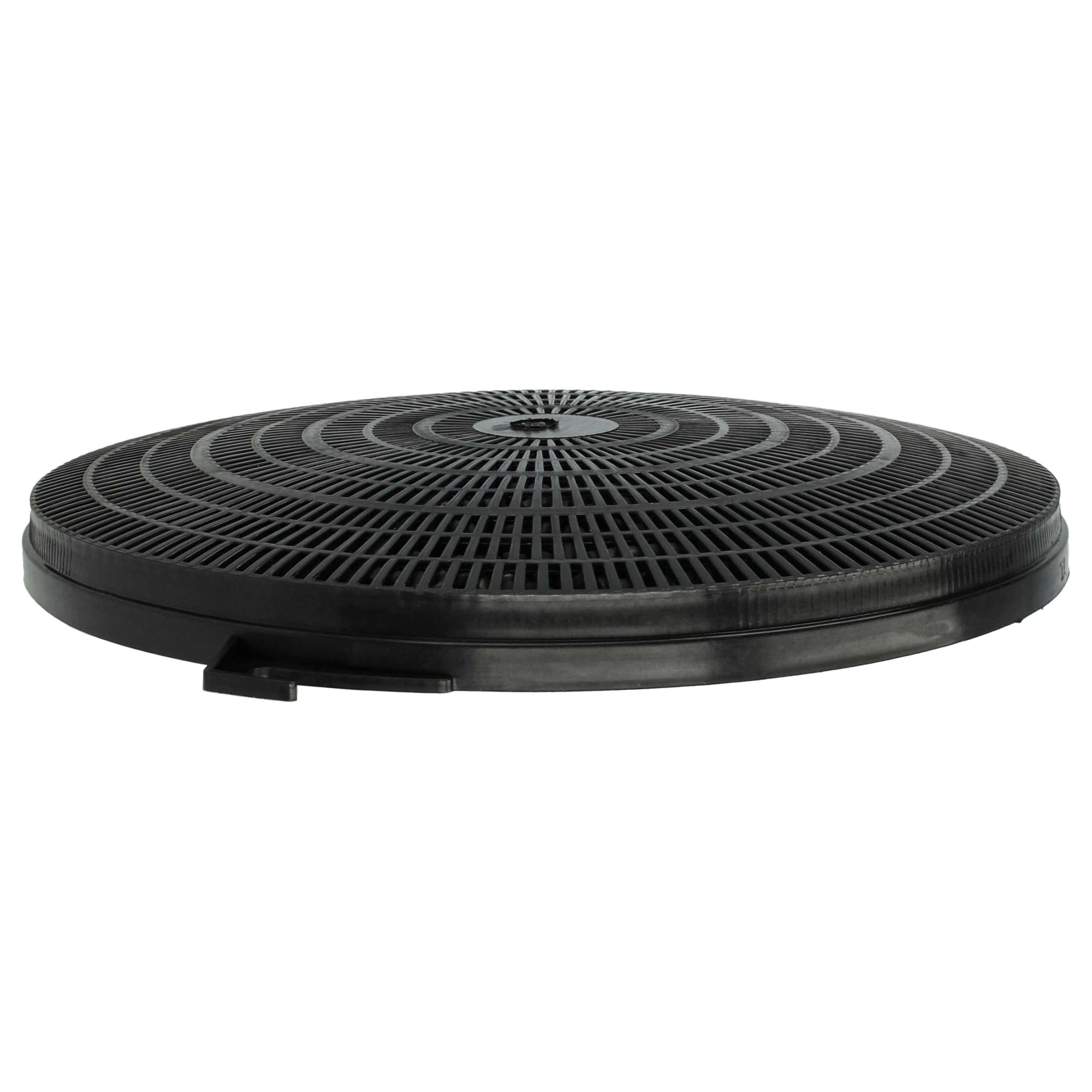 vhbw 10 x filtr z węglem aktywnym kompatybilny z Faure CHM161W 94264052100 okapy kuchenne - 21 cm
