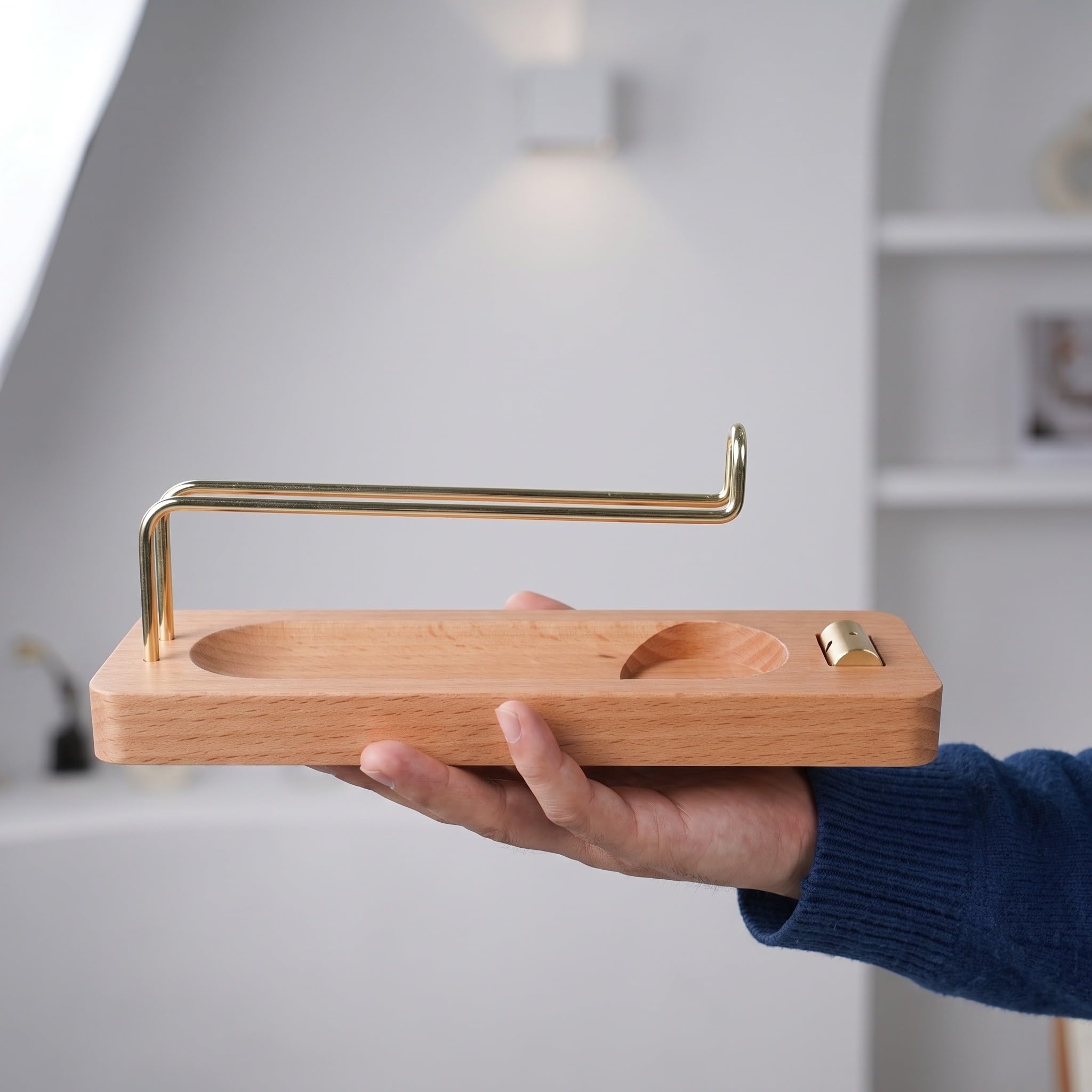 Zerodeko Porta salvia e palo santo artigianale per casa e ufficio.