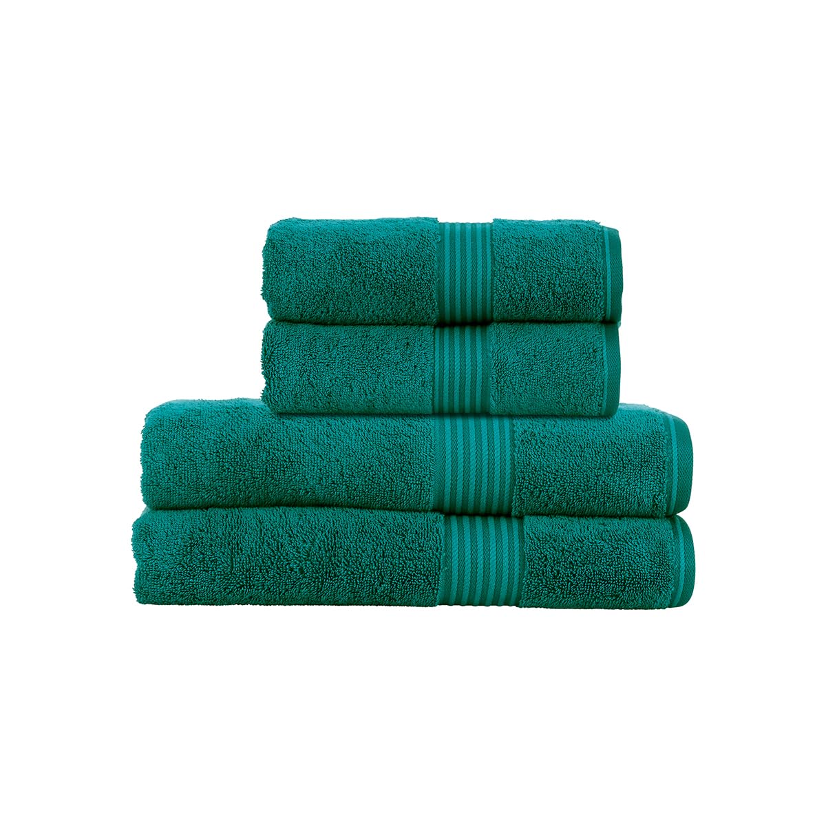 Christy Supreme Hygro 2 Hand Towels Set | Blush Pink | 100% Luxury Supima Cotton | Ultra Soft | Super Absorbent | 650GSM | Plush and Long Lasting — view 11