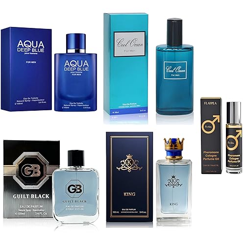 Miniatura 28 de Set de Regalo de Colonia para Hombre - Paquete Variado de 4 Fragancias de Larga Duración con Colonia de Feromonas de 10ml (1 Billion/1 Billion 1 mil