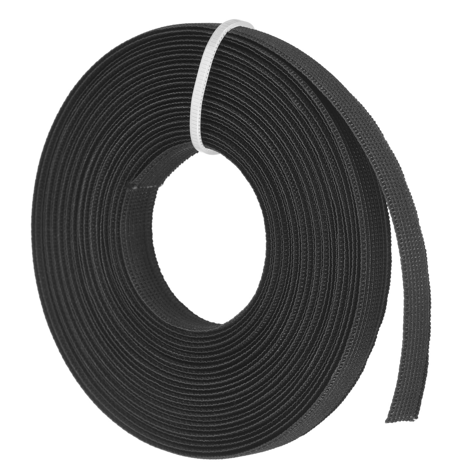 PATIKIL 5.5 Yards Polyester Boning for Sewing, 10mm Sew-Through High Density Boning for Corsets Bridal Gown Evening Dress Lingerie Hats Crafts, Black