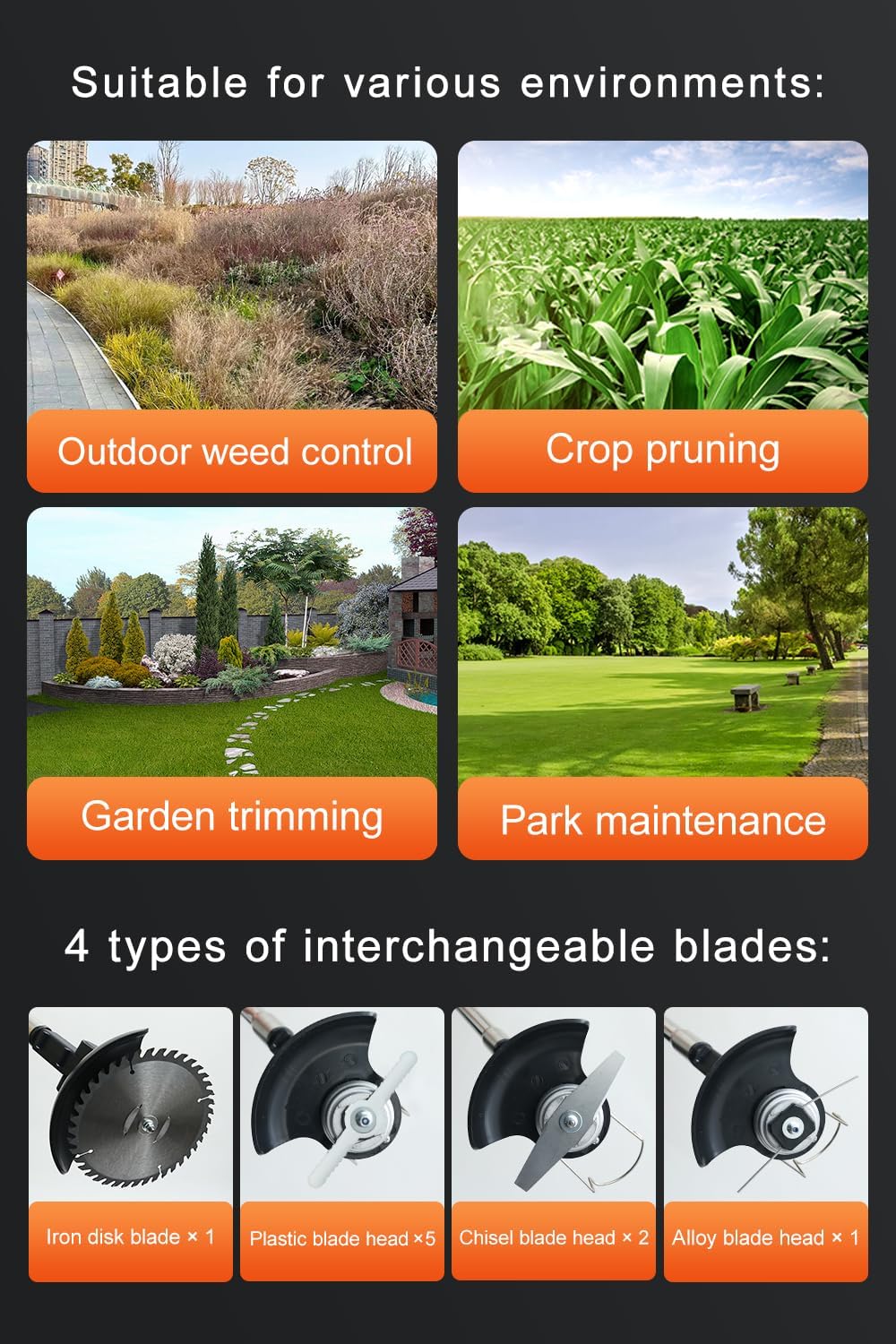 Cordless Weed Wacker, Lightweight Electric Grass Trimmer, 2 Batteries, Weed Erimmer, Adjustable Weed Eater,String Trimmers, Green