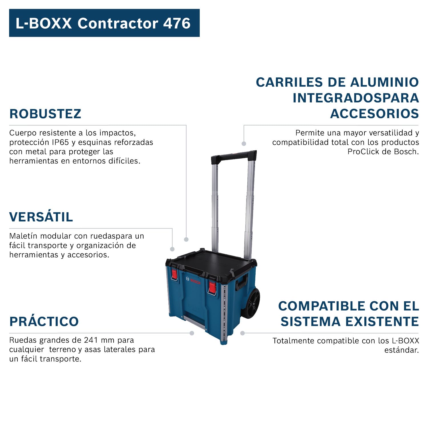 Bosch Professional L-BOXX Contractor 476 (incl. bandeja abierta)