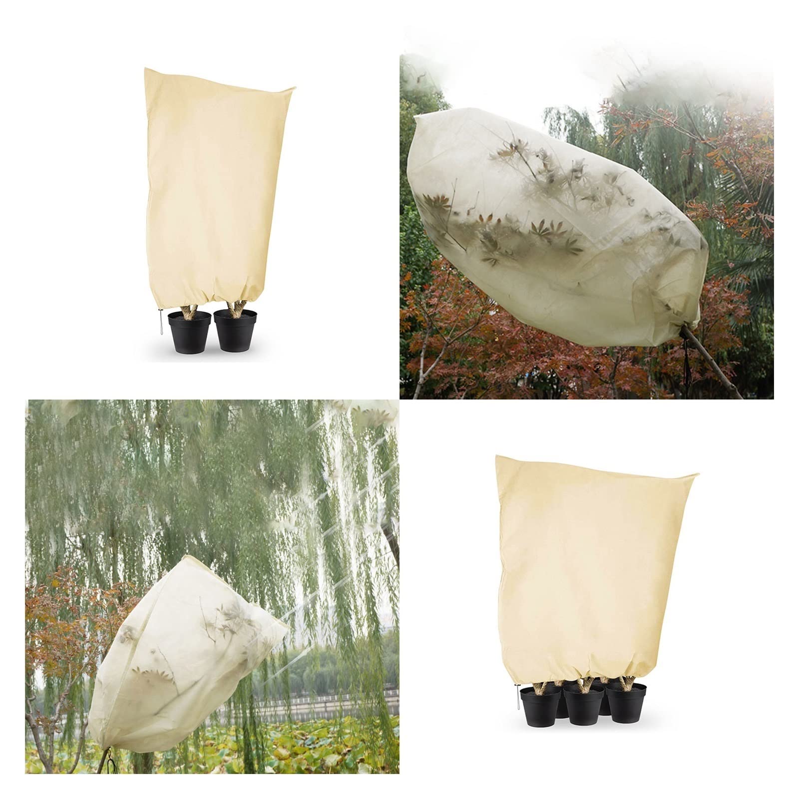 Copertura vegetale Copertura for piante Copertura calda invernale Albero Arbusto Borsa for la protezione delle piante Pianta da giardino Albero piccolo Borsa for la protezione delle piante invernale T